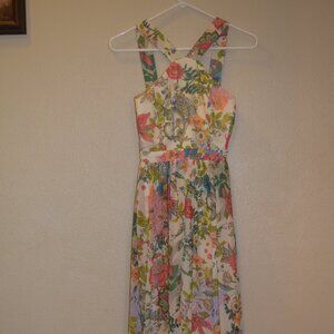 Lulus halter style flowy maxi dress Sz. XS